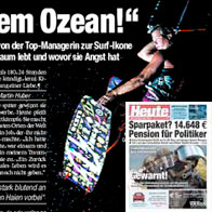 Sick feature in “HEUTE” !